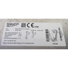 Plattenwärmetauscher SWEP, B35Hx120/1P-SC-S, 4 x 2" (54)