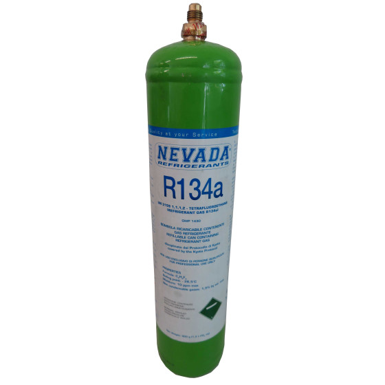 Kältemittel R134A 900g Nevada Gas Auto Klimaanlage Eigentumsflasche