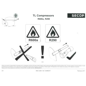 Compressor danfoss tl4cl 102U2071